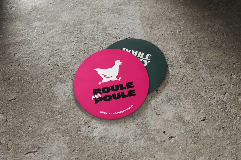 stickers roule ma poule et poule party