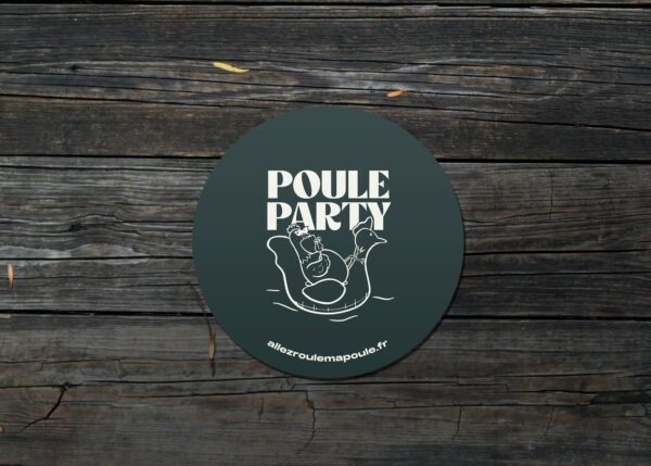 stickers poule party